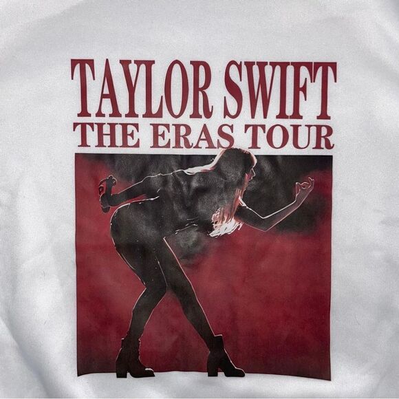 Taylor Swift White Sweatshirt - The Eras Tour - Picture 3 of 12